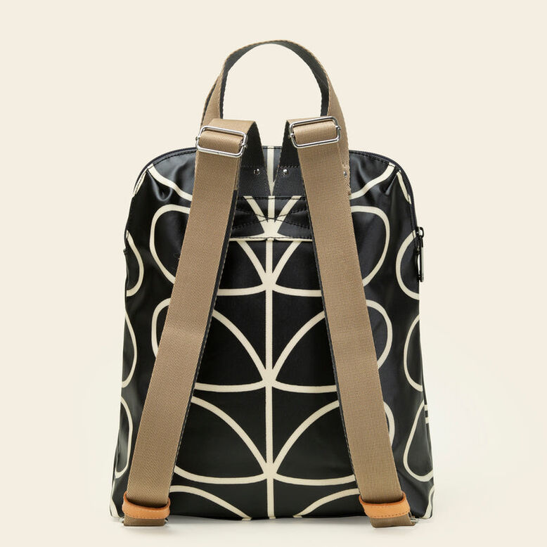 Bestie Backpack - Linear Stem Liquorice, , hi-res