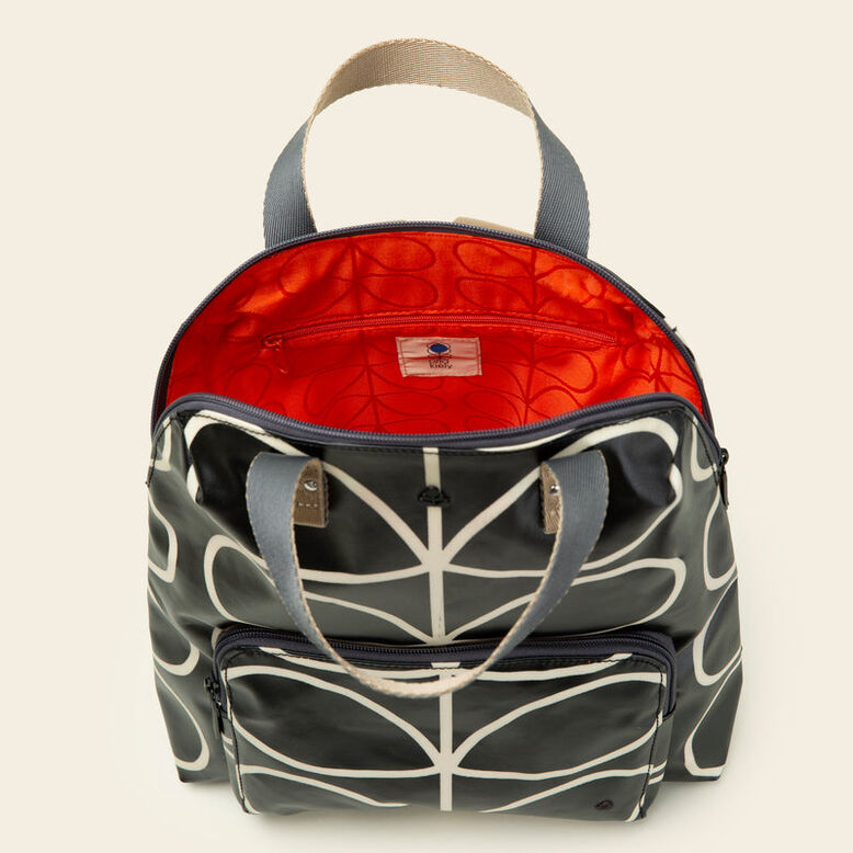 Bestie Backpack - Linear Stem Liquorice, , hi-res