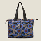Axis Tote - Electric Flora Cobalt