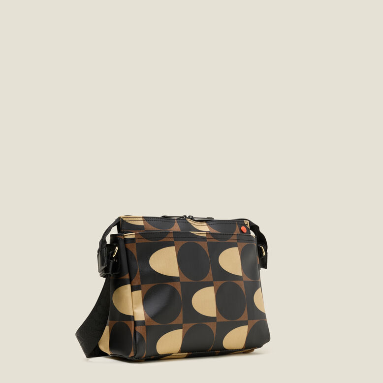 Fielder Crossbody - Spot Square Mocha, , hi-res