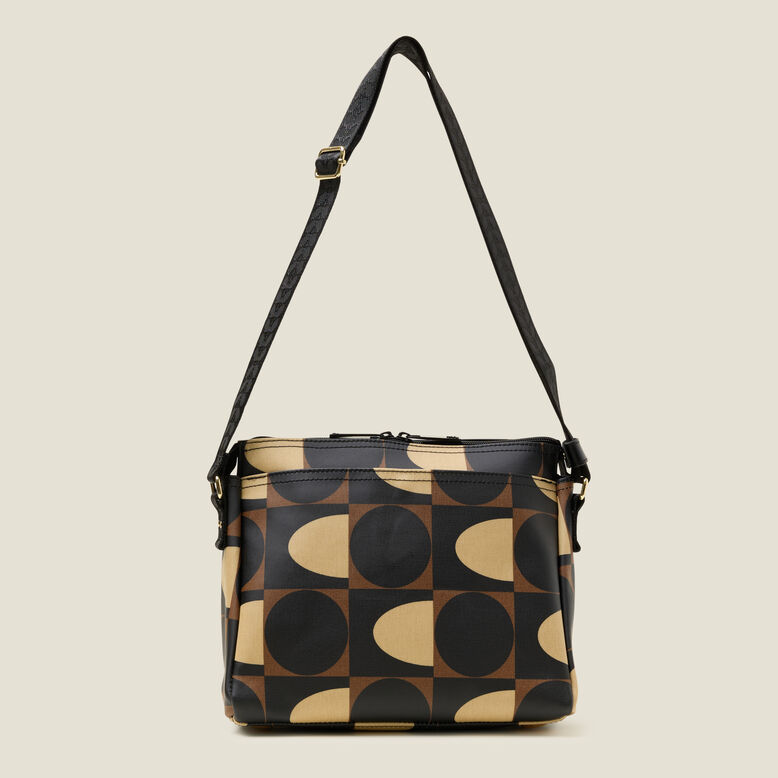 Fielder Crossbody - Spot Square Mocha, , hi-res