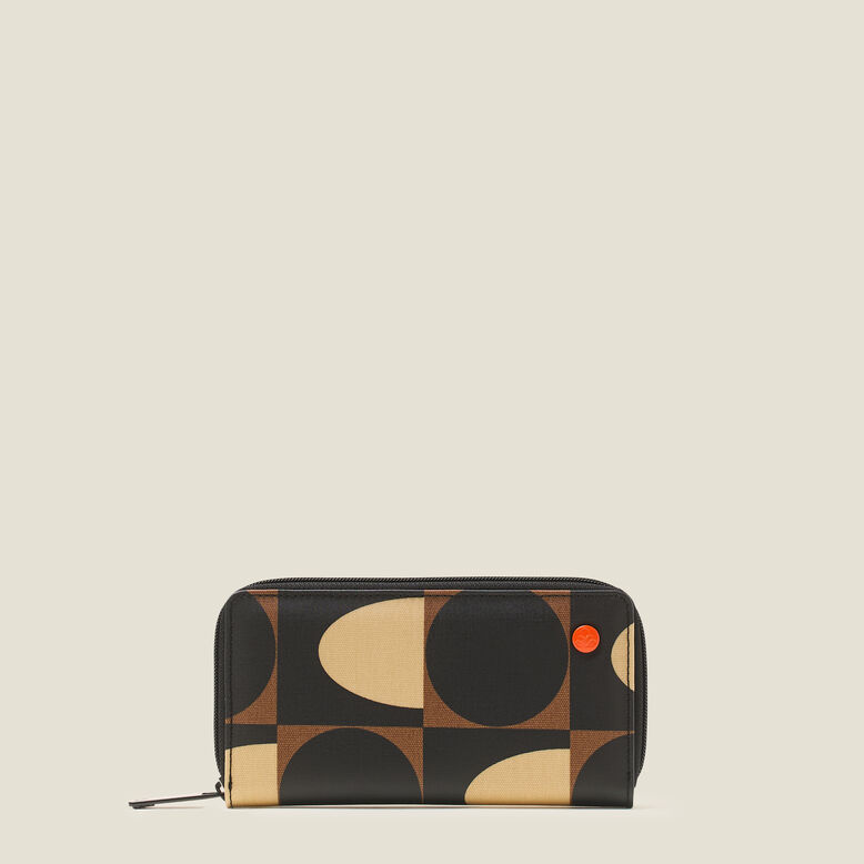 Forget Me Not Wallet - Spot Square Mocha, , hi-res