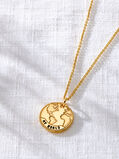 18ct Yellow Gold Plated  'My World' Globe Pendant Necklace, , hi-res