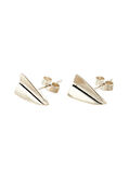 Sterling Silver Paper Plane Stud Earrings, , hi-res
