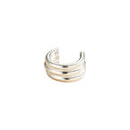 Sterling Silver Column Ear Cuff