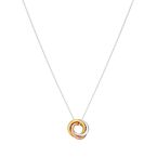 Mixed Gold Mini Russian Ring Necklace