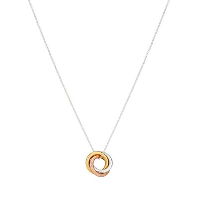 Mixed Gold Mini Russian Ring Necklace