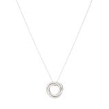 Sterling Silver Russian Ring Necklace, , hi-res