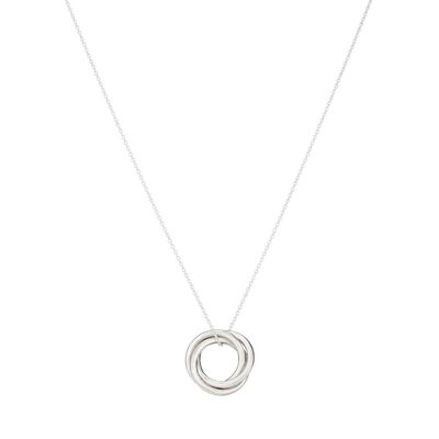 Sterling Silver Russian Ring Necklace