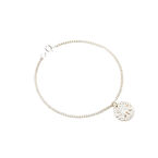 Sterling Silver Sand Dollar Charm Bracelet