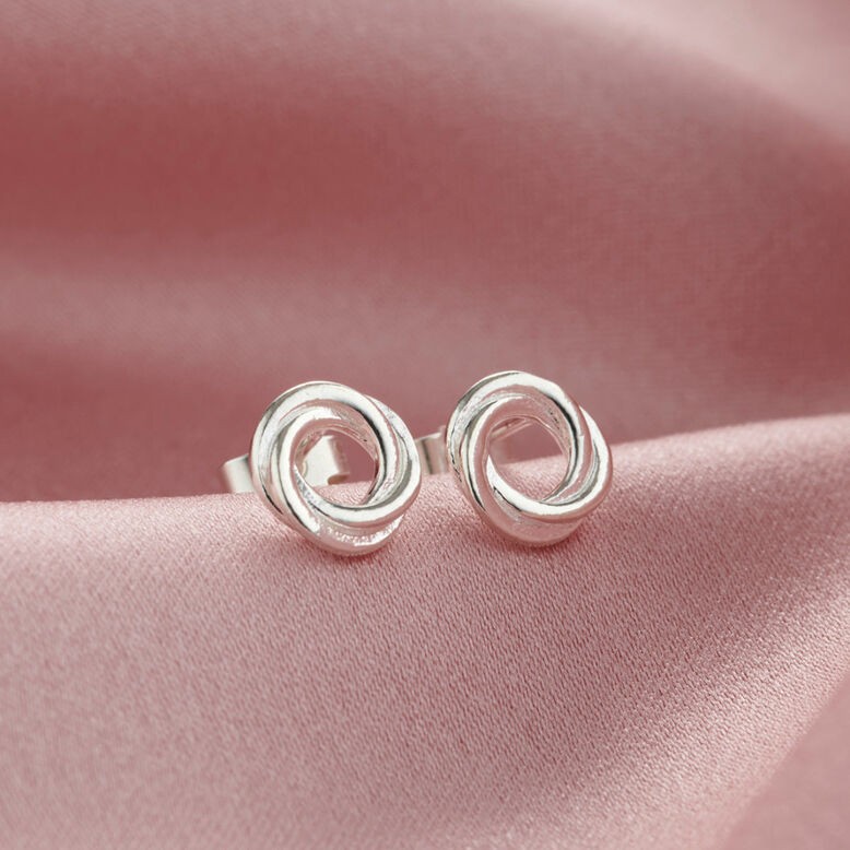 Russian Ring Stud Earrings, , hi-res