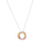 Mixed Gold Russian Ring Necklace
