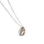 Sterling Silver Cowrie Shell Necklace