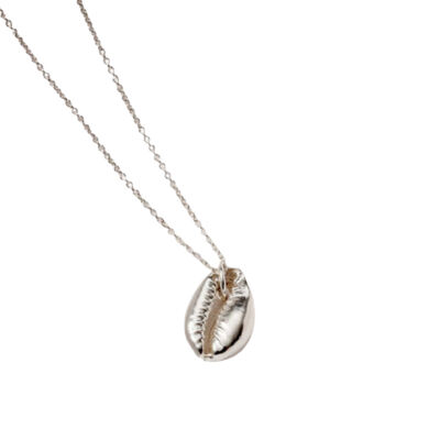 Sterling Silver Cowrie Shell Necklace