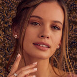 Russian Ring Stud Earrings, , hi-res