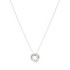 Sterling Silver Mini Russian Ring Necklace