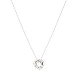 Sterling Silver Mini Russian Ring Necklace, , hi-res