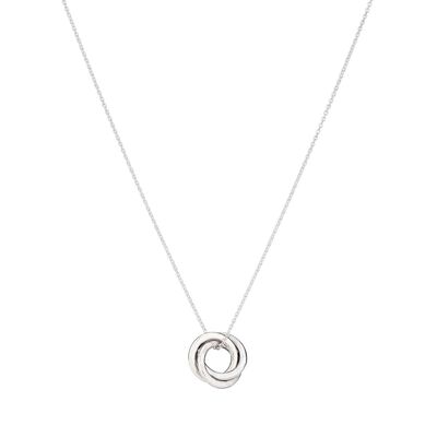 Sterling Silver Mini Russian Ring Necklace