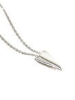 Sterling Silver Mini Paper Plane Charm Necklace