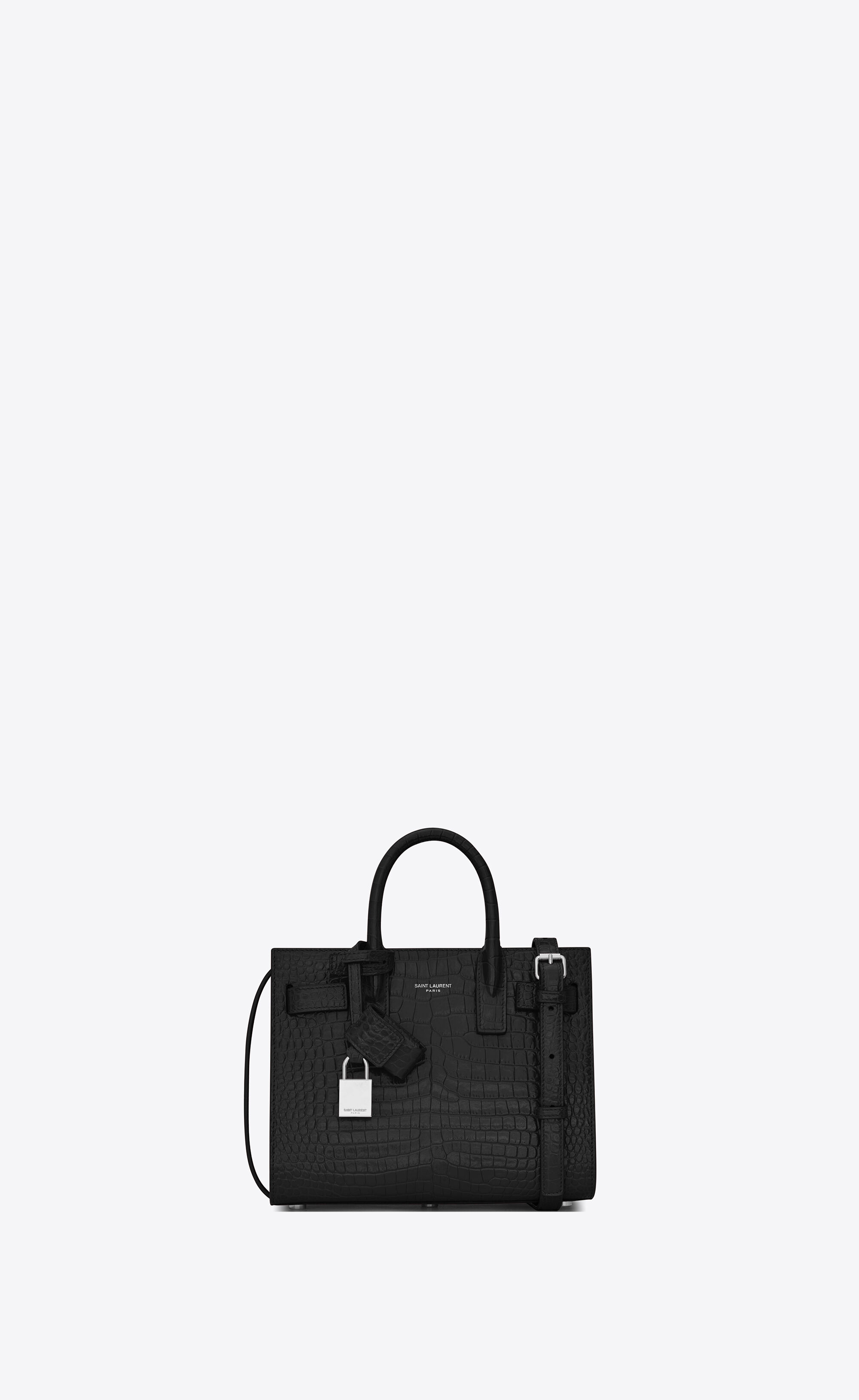 Saint Laurent Nano Sac De Jour Handbag Tote Heathrow Reserve