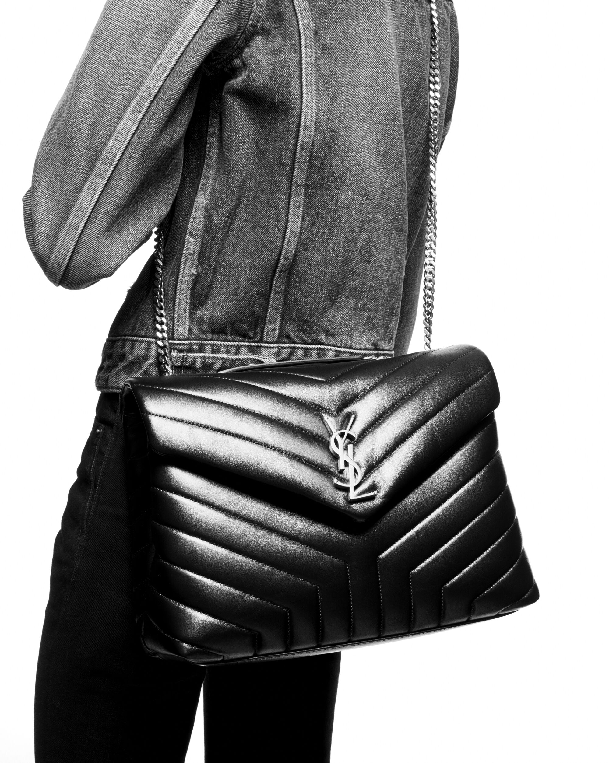 Medium Loulou Chain Bag