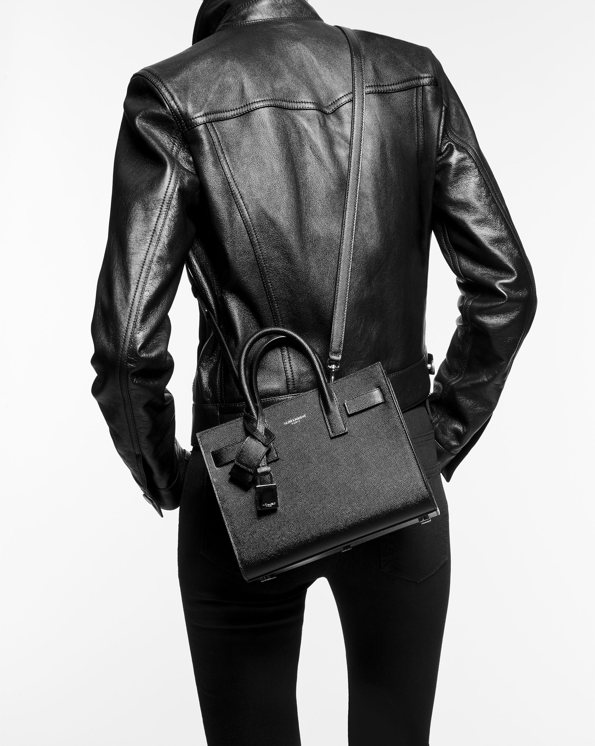 Saint Laurent Nano Sac De Jour Handbag Tote Heathrow Reserve Collect