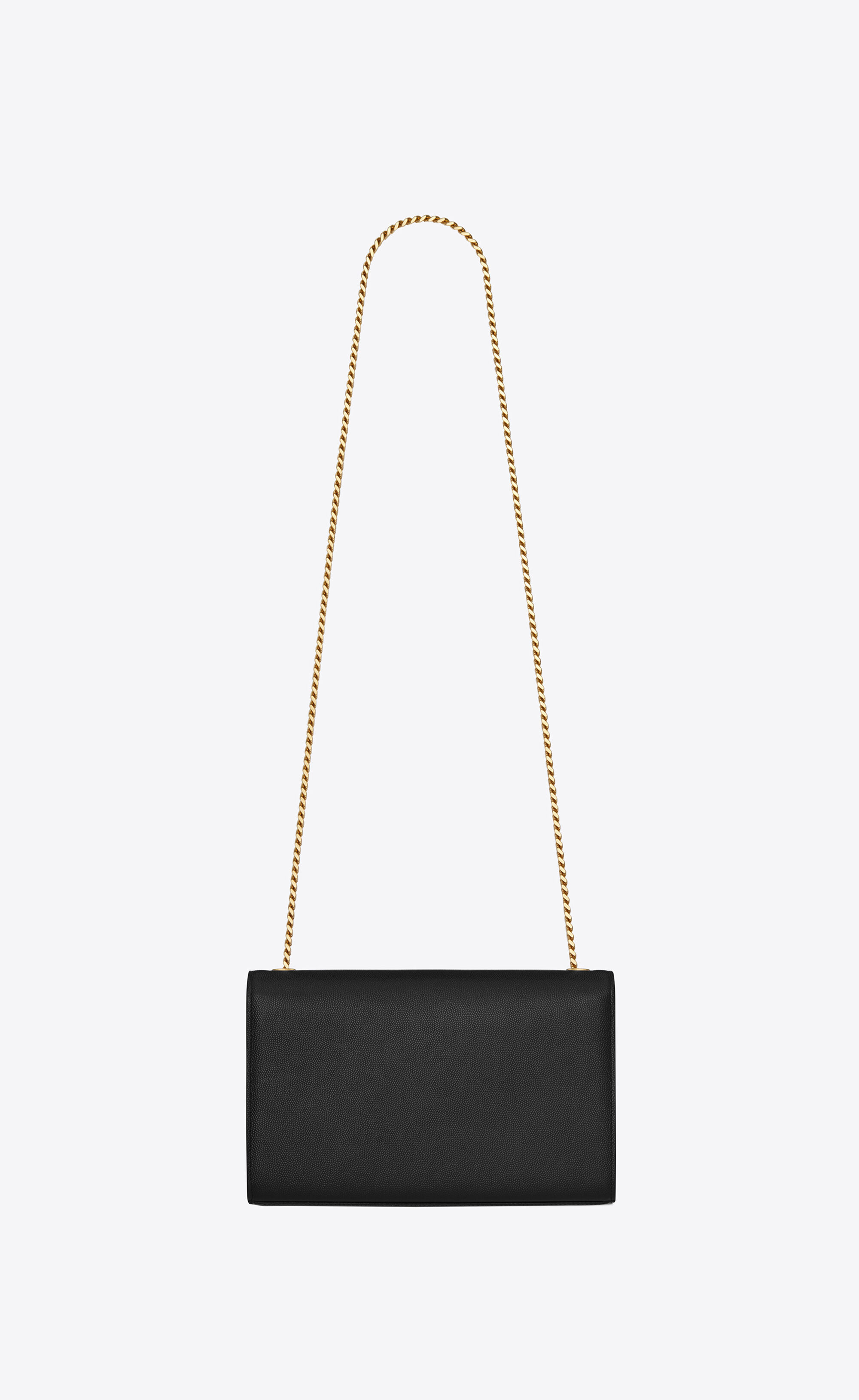 Ysl black gold chain bag online