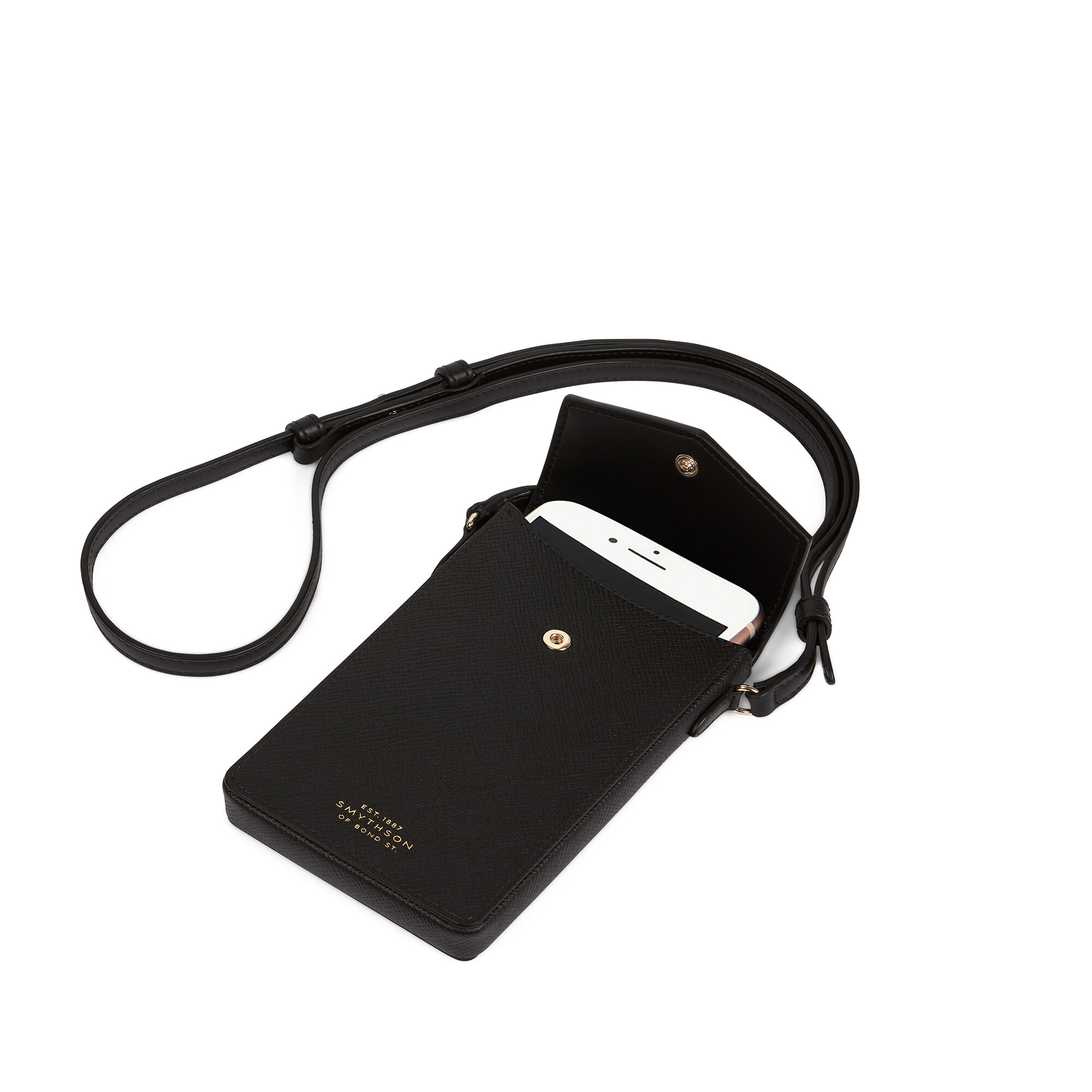 Smythson Panama Phone Case Crossbody Accessories Heathrow