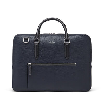 Ludlow Large Briefcase with Zip Front