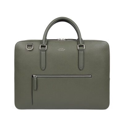 Ludlow Slim Briefcase with Zip Front
