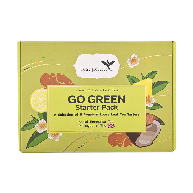 Go Green - 6 Loose Tea Tasters in a gift box, , hi-res