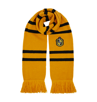 Hufflepuff Knitted Crest Scarf