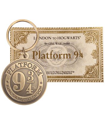 Platform 9 3/4 Ticket and Keyring