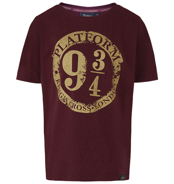 NOUVEAU ET OFFICIEL! Harry Potter 'Platform 9 3/4' T-Shirt 