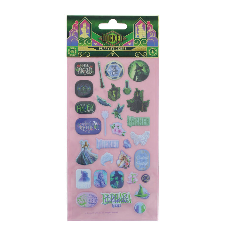 Wicked Puffy Sticker, , hi-res