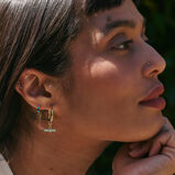 Chrysoprase T-Bar Earring Charm 9k Gold Single, , hi-res