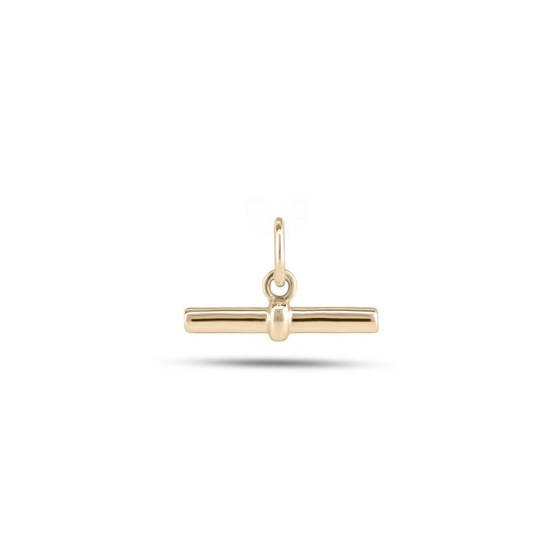 T- Bar Pendant 9k Gold, , hi-res
