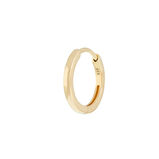 Medium Hoop Earring 9K Gold single, , hi-res