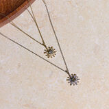 Limited Edition Diamond &amp; Labradorite Star Pendant 9k Gold, , hi-res