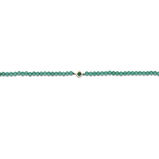 Birthstone Beaded Bracelet 9k Gold Emerald, , hi-res