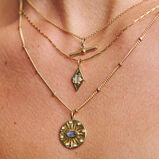 18" Barleycorn Chain 9k Gold, , hi-res