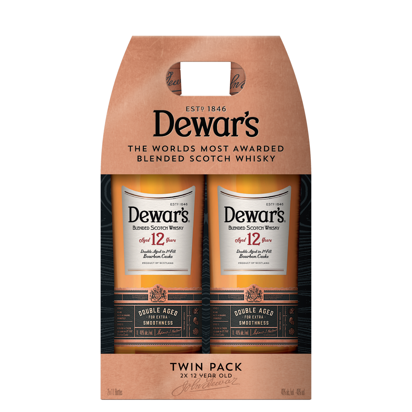 飲料・酒 Dewar's 12 Year Old & French Smooth 二箱