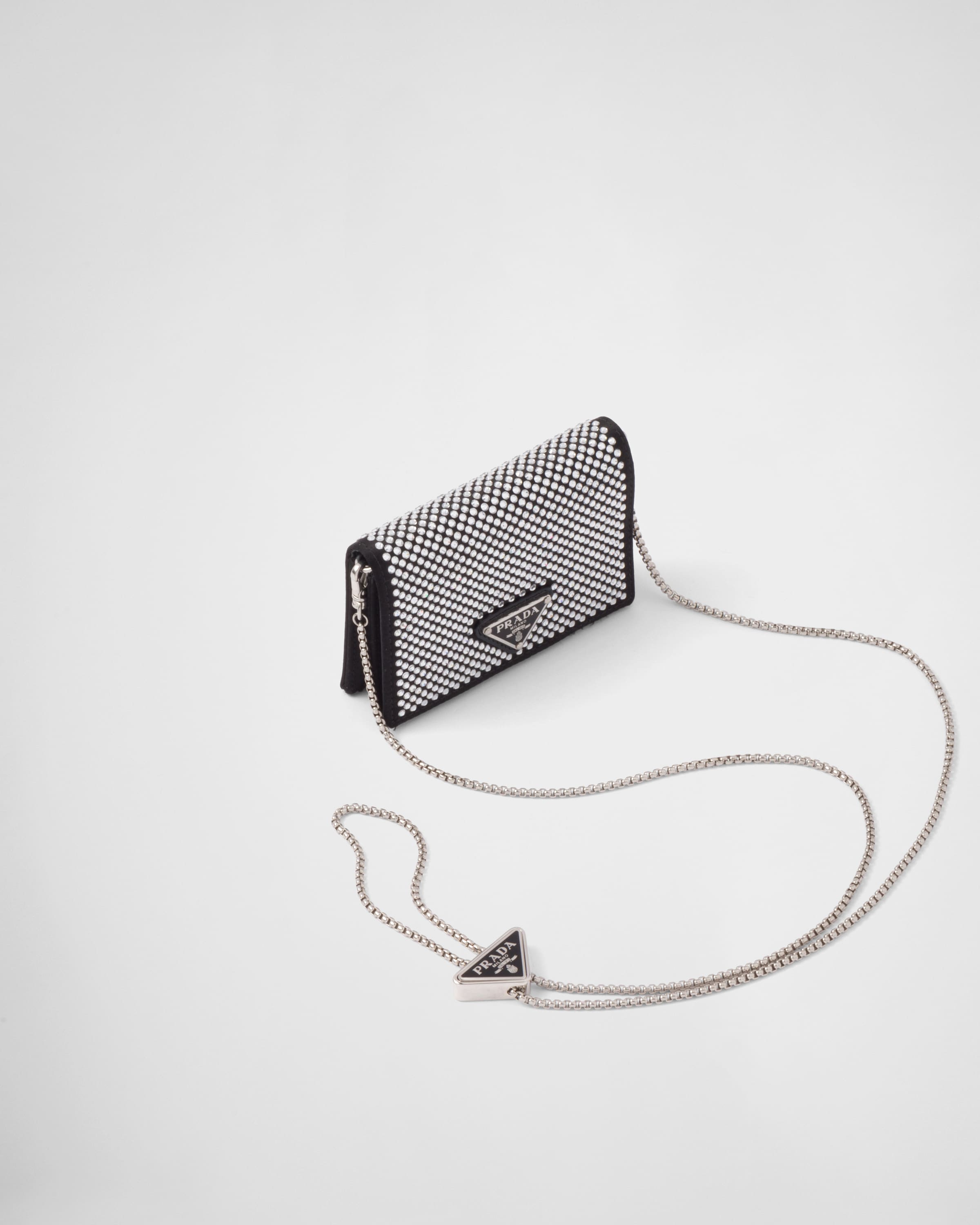 Cardholder with shoulder strap and crystals Reserve Collect
