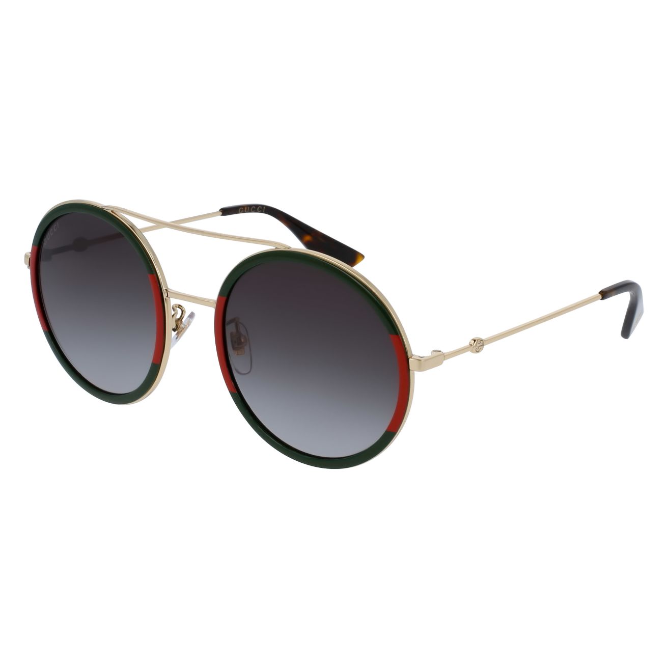 Gucci Sunglasses GG0061S Green Gold Sunglasses Heathrow Reserve Collect