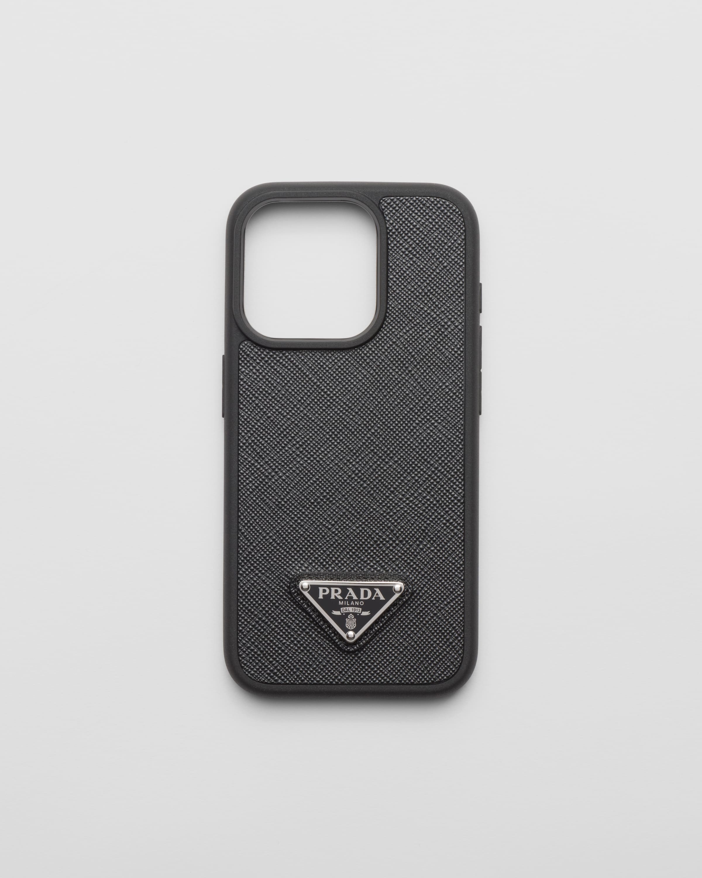 Saffiano leather cover for iPhone 15 Pro Reserve Collect