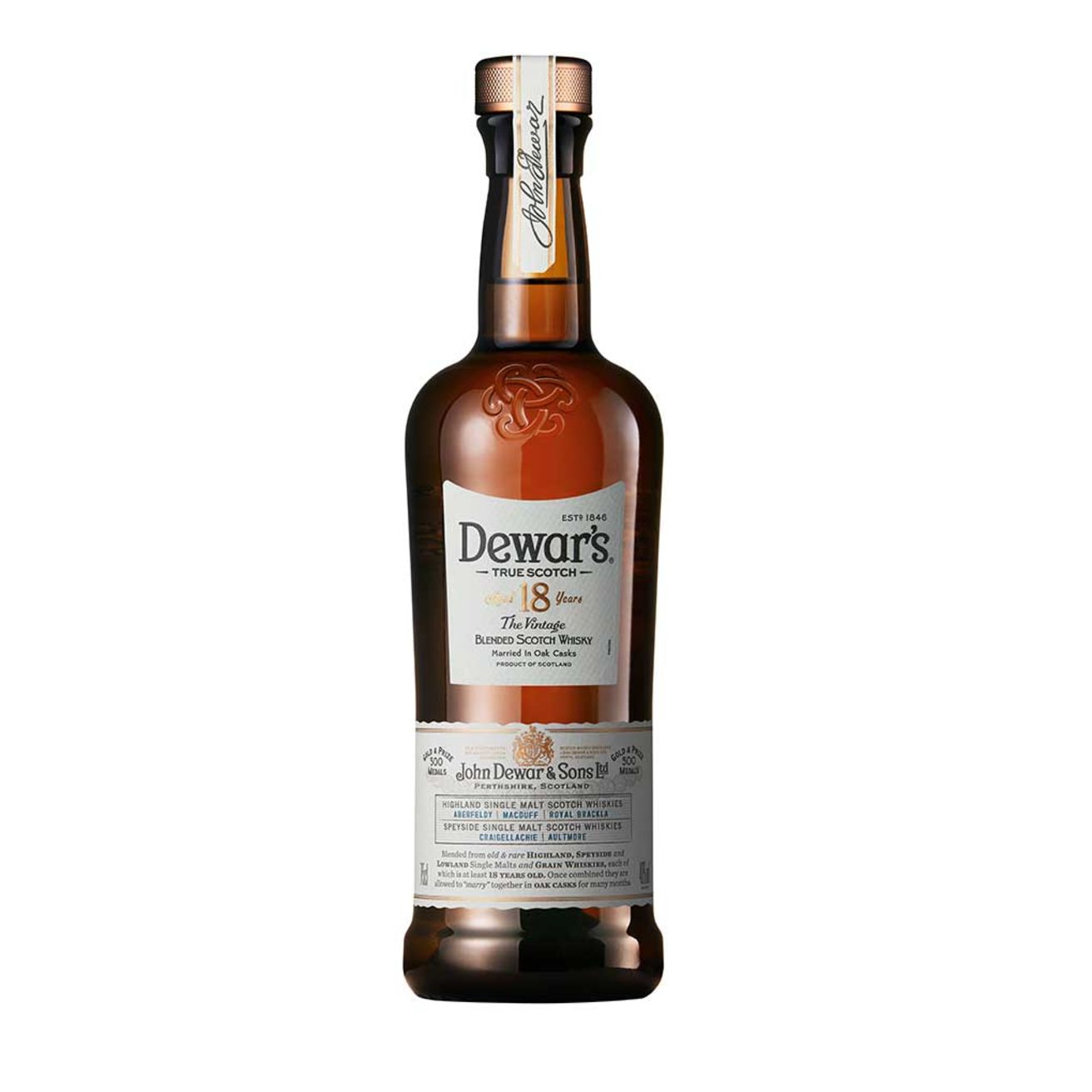 Dewar's 18 Year Old Founders Reserve Scotch Whisky Whisky