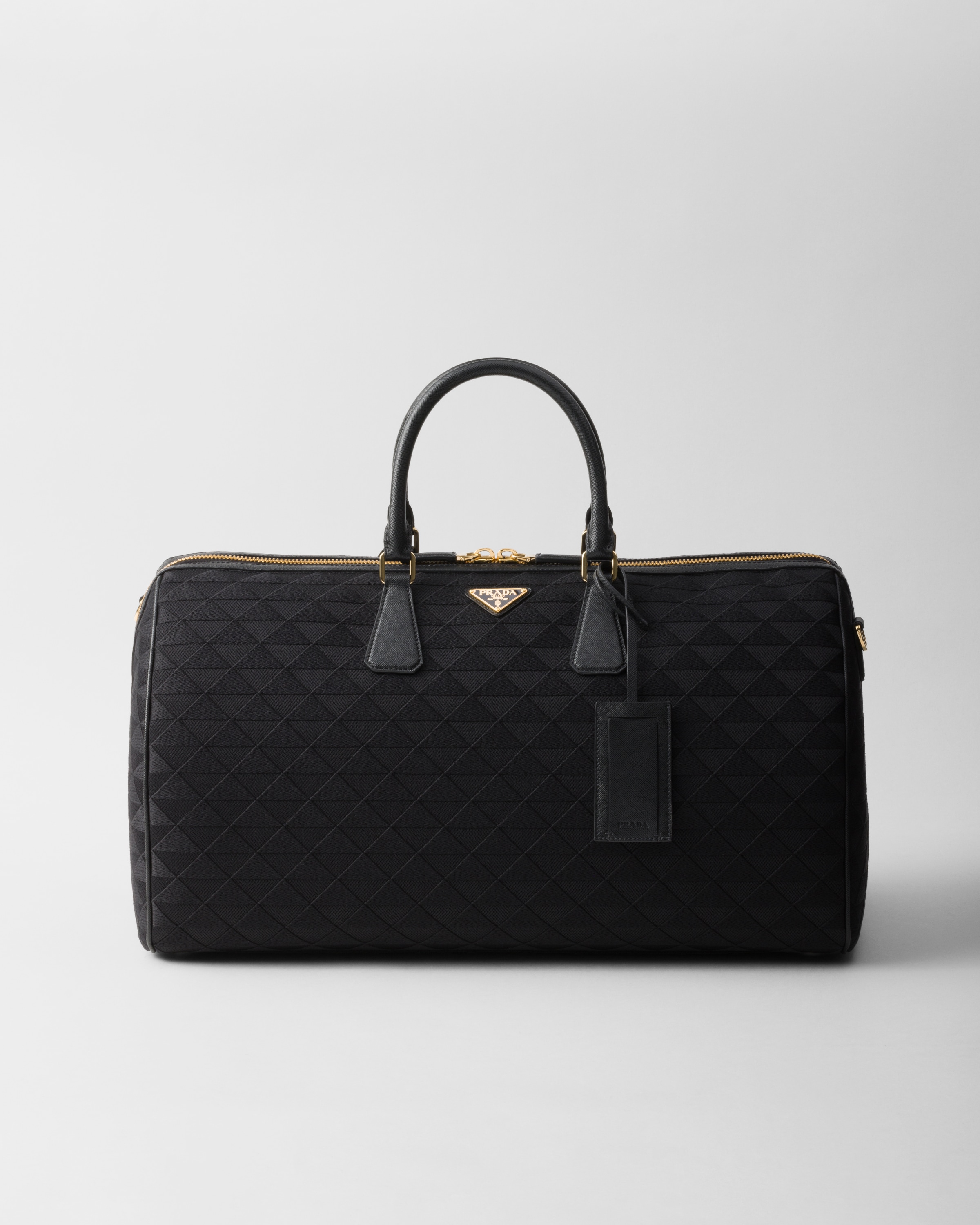 Embroidered fabric duffel bag Reserve Collect