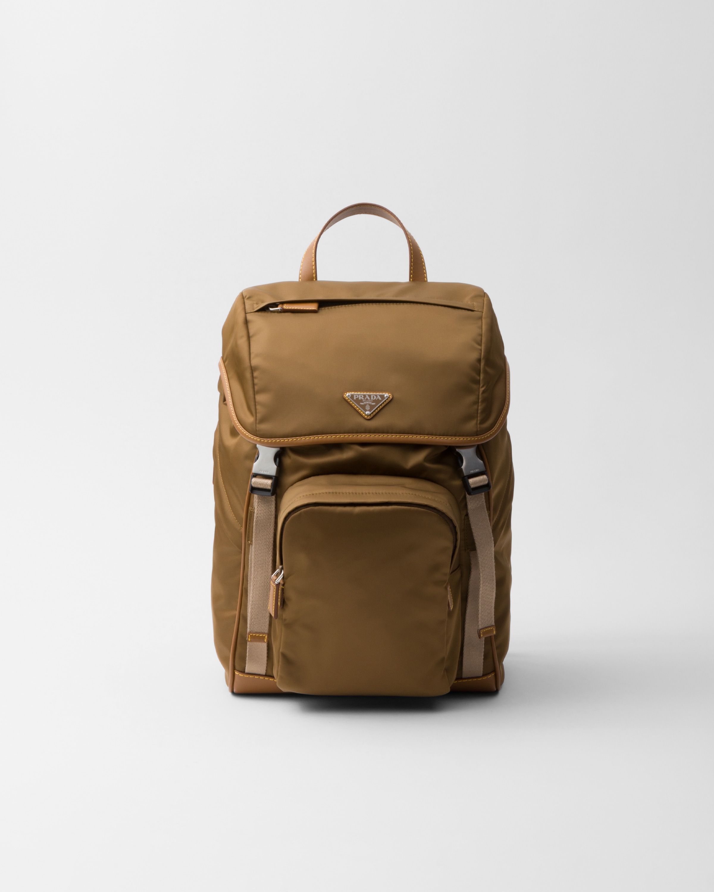 Prada backpack leather outlet