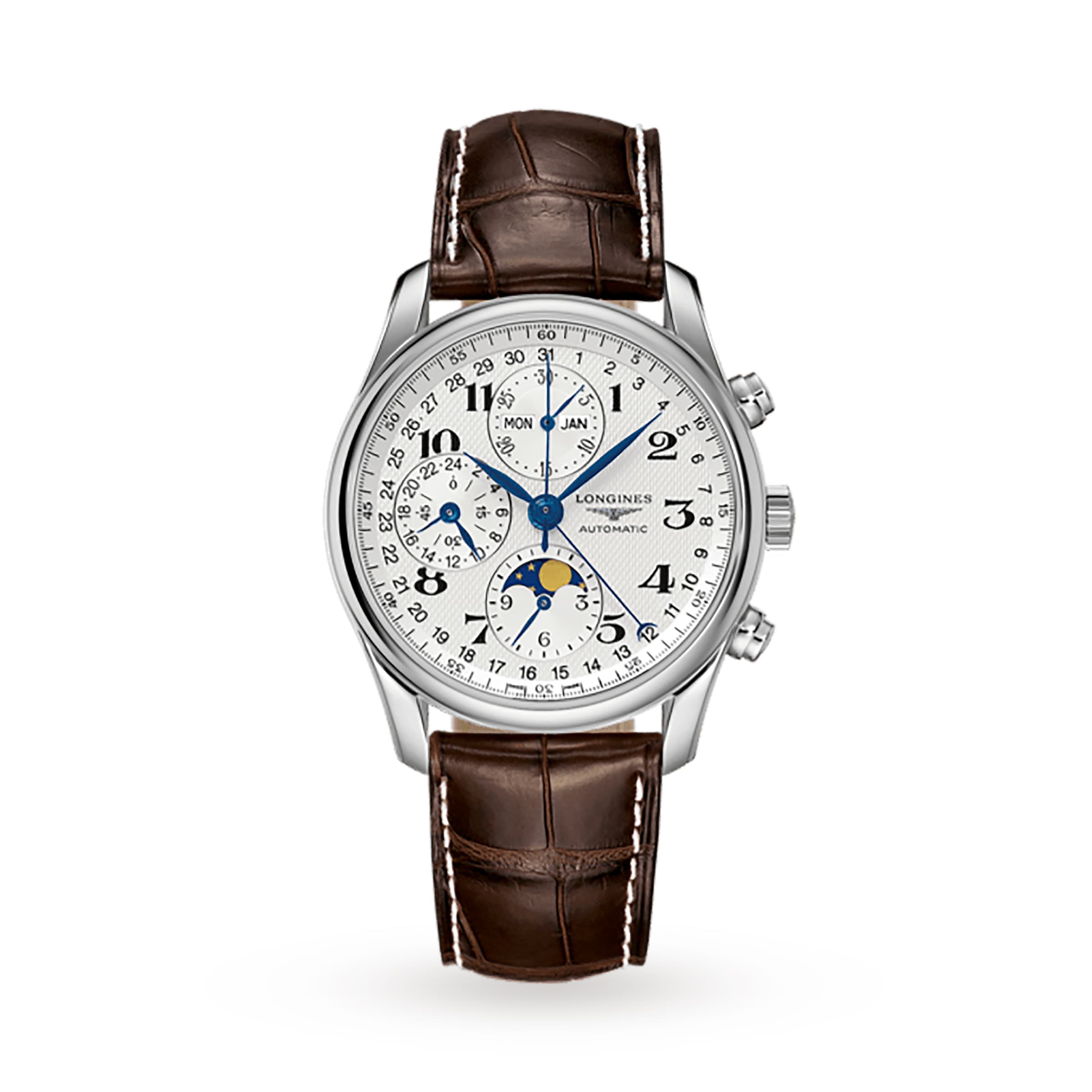 Longines Master Collection 40mm Chronograph With Moon Phase Mens