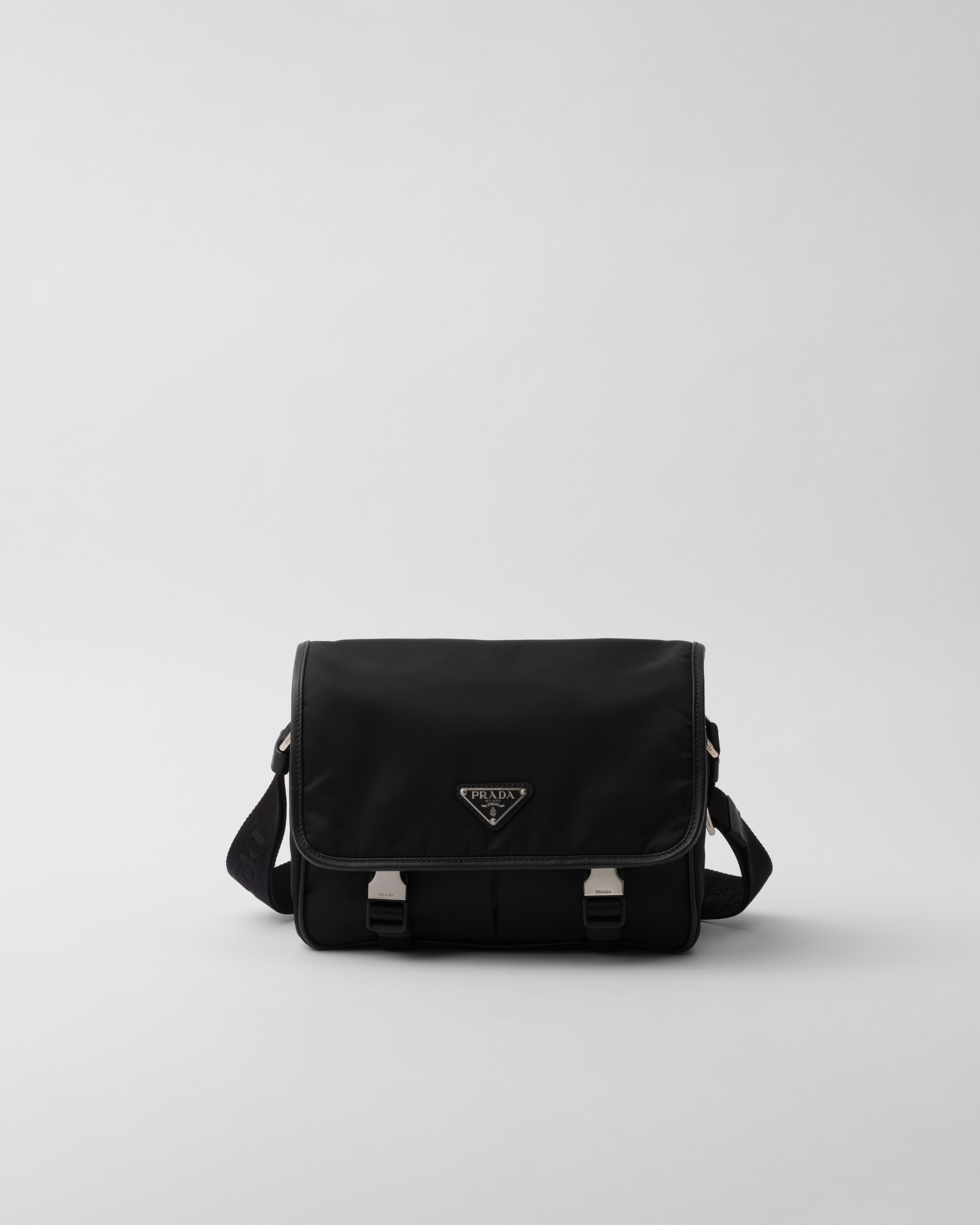 Re Nylon and Saffiano leather shoulder bag Reserve Collect